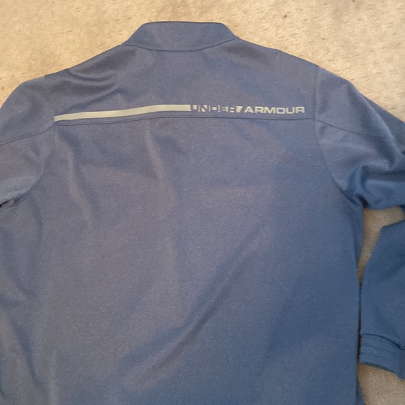 TWO under armour 1/4 zip pullovers.   Excellent quality and shape. - Picture 4 of 8